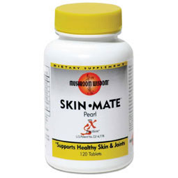 Skin-Mate with Collagen, Pearl & SX-Fraction, 120 Tablets, Mushroom Wisdom