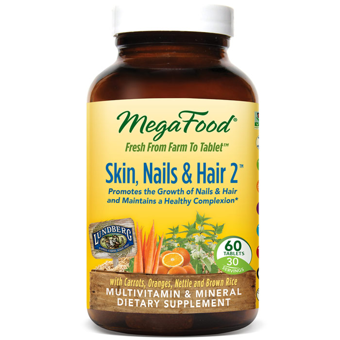 Skin, Nails & Hair 2, 60 Tablets, MegaFood