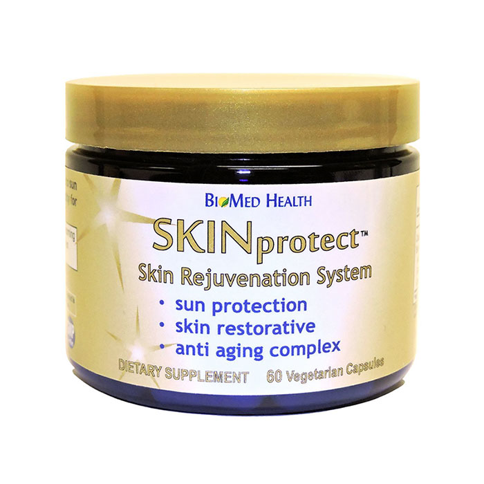 SKINprotect (Skin Protect Supplement), 60 Vegetarian Capsules, BioMed Health