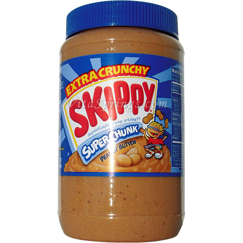 Skippy Super Chunk Peanut Butter, Extra Crunchy, 48 oz