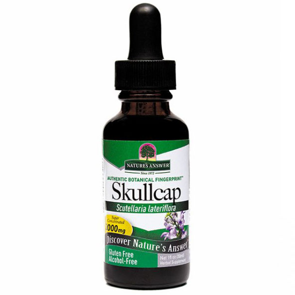 Skullcap Herb Extract Liquid Alcohol-Free, 1 oz, Natures Answer