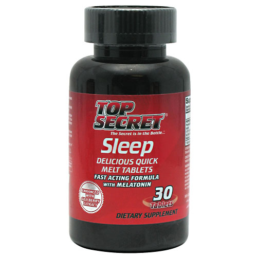 Top Secret Nutrition Sleep, Delicious Quick Melt Tab, 30 Tablets, Top Secret Nutrition