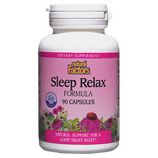 Sleep Relax 90 Capsules, Natural Factors