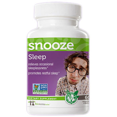 Sleep Snooze, Herbal Formula, 60 Vegetarian Capsules, BioTerra Herbs
