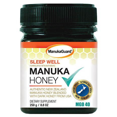 Sleep Well Manuka Honey, MGO 40, 8.8 oz, ManukaGuard