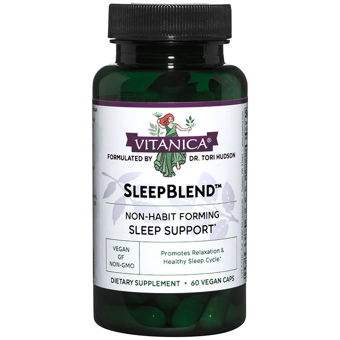 SleepBlend, Sleep Support, 60 Vegetarian Capsules, Vitanica