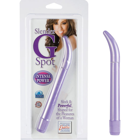 Slender G-Spot 7 Inch Vibe - Purple, California Exotic Novelties