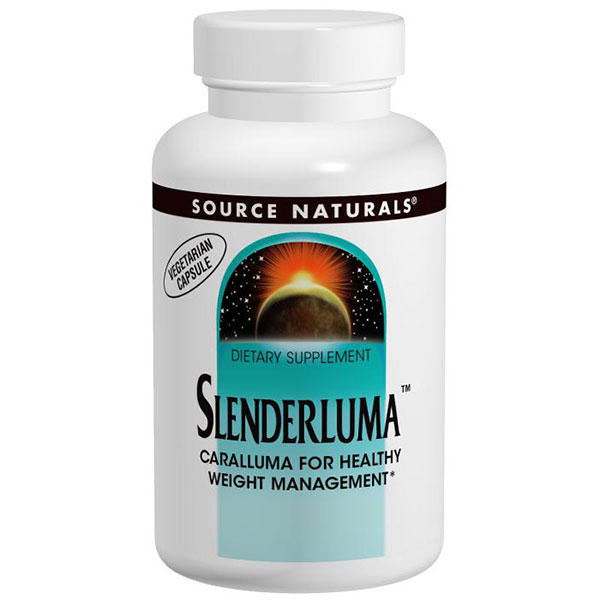 Slenderluma 500mg, Caralluma Fimbriata, 120 Vegi Capsules, Source Naturals