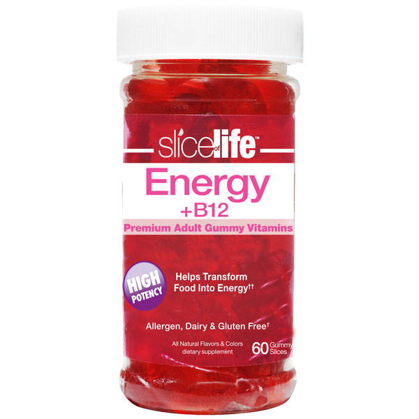 Hero Nutritionals Yummi Bears Slice of Life Energy + B12 Chewable, 60 Gummies, Hero Nutritionals Yummi Bears