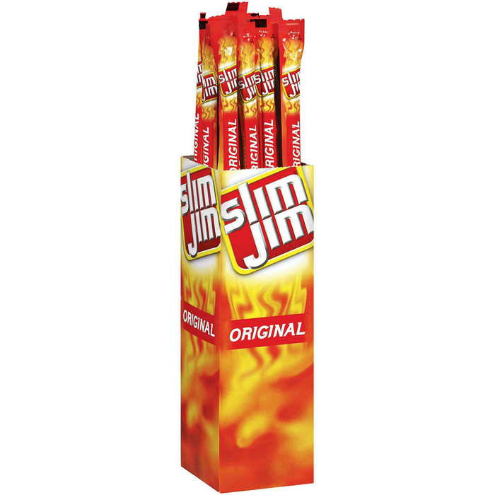 Slim Jim Giant Smoked Snack Stick, Original, 24 ct