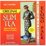 Slim Tea, Original, 60 Tea Bags, Hobe Labs