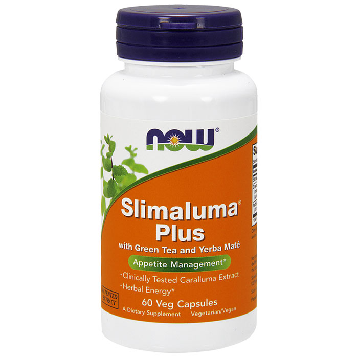 Slimaluma Plus, Appetite Control & Diet Energy, 60 Vcaps, NOW Foods