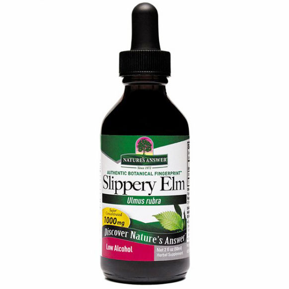 Slippery Elm Bark Extract Liquid 2 oz from Natures Answer