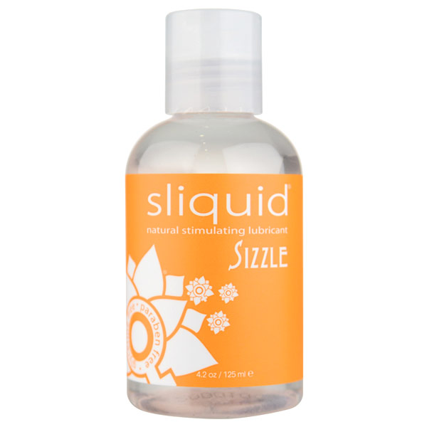 Sliquid Sizzle Natural Stimulating Lubricant, 4.2 oz