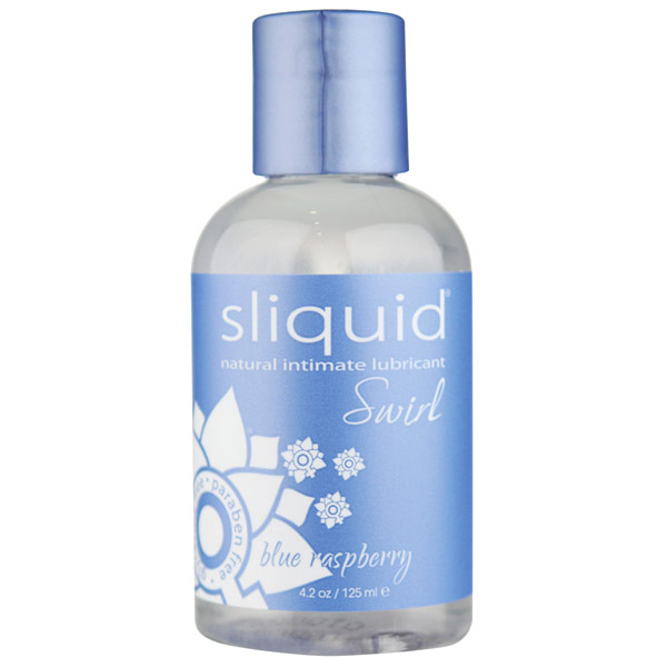 Sliquid Swirl Natural Intimate Lubricant, Blue Raspberry, 4.2 oz