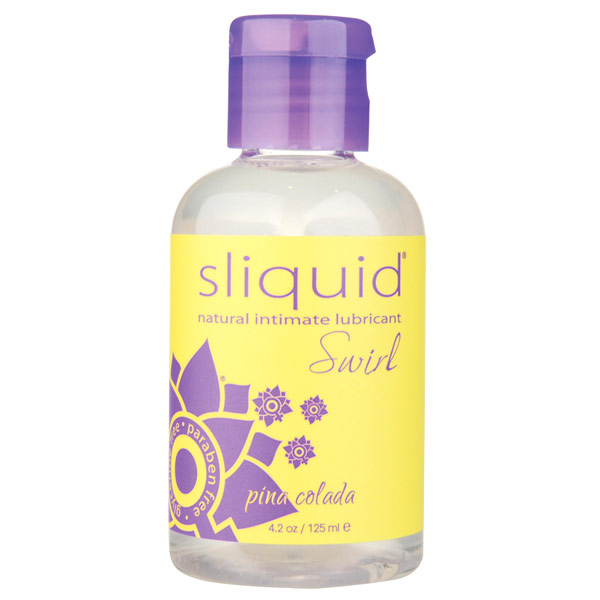 Sliquid Swirl Natural Intimate Lubricant, Pina Colada, 4.2 oz