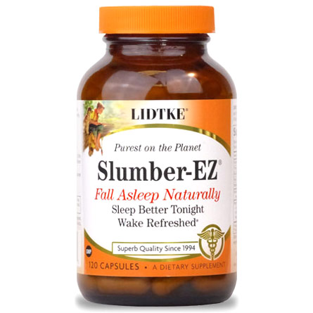Slumber-EZ, Fall Asleep Naturally, 60 Vegetarian Capsules, Lidtke