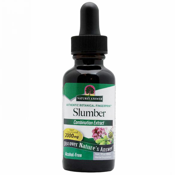 Slumber (Sleep Aid) Alcohol Free Extract Liquid 1 oz from Natures Answer