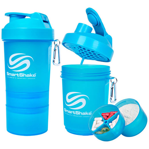 SmartShake Original Shaker Cup 20 oz - Neon Blue, 1 Bottle