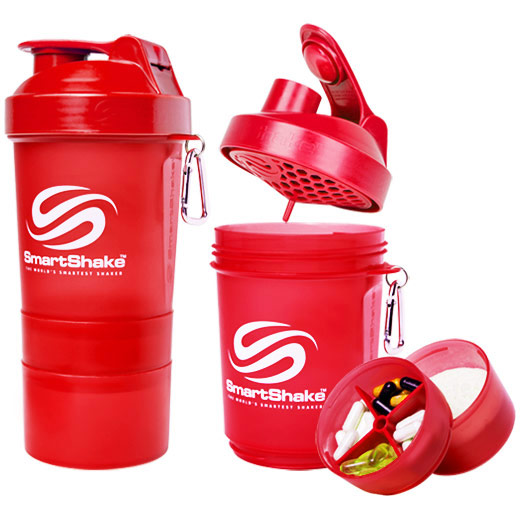 SmartShake Original Shaker Cup 20 oz - Neon Red, 1 Bottle