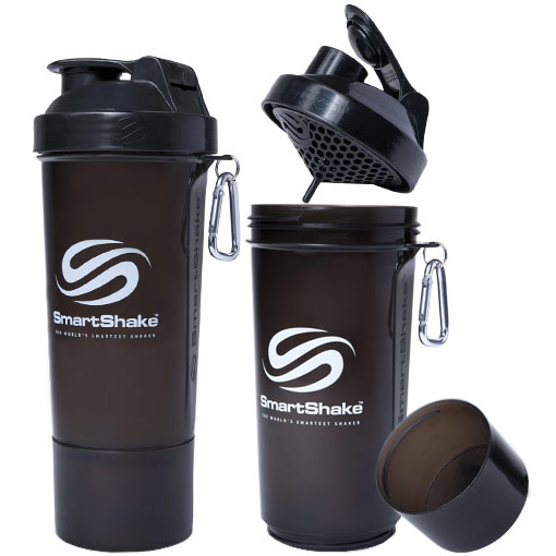 SmartShake Slim Shaker Cup 17 oz - Gunsmoke, 1 Bottle