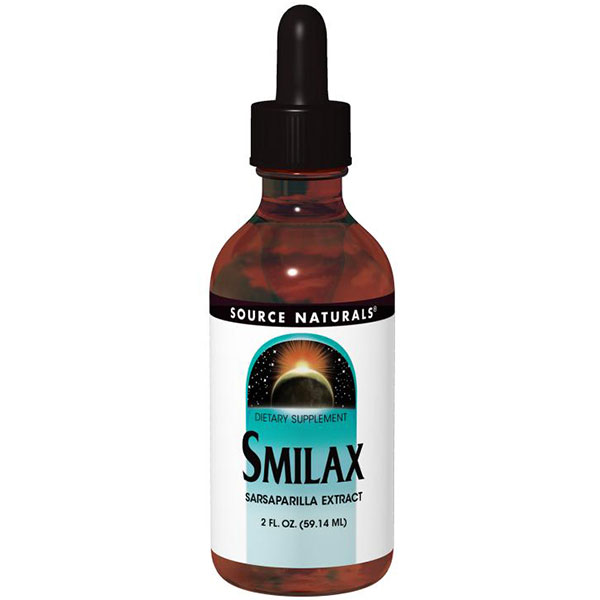 Smilax Sarsaparilla Extract Liquid, 1 oz, Source Naturals