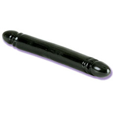 California Exotic Novelties Smooth Double Dong 12 Inch - Black Jack, California Exotic Novelties