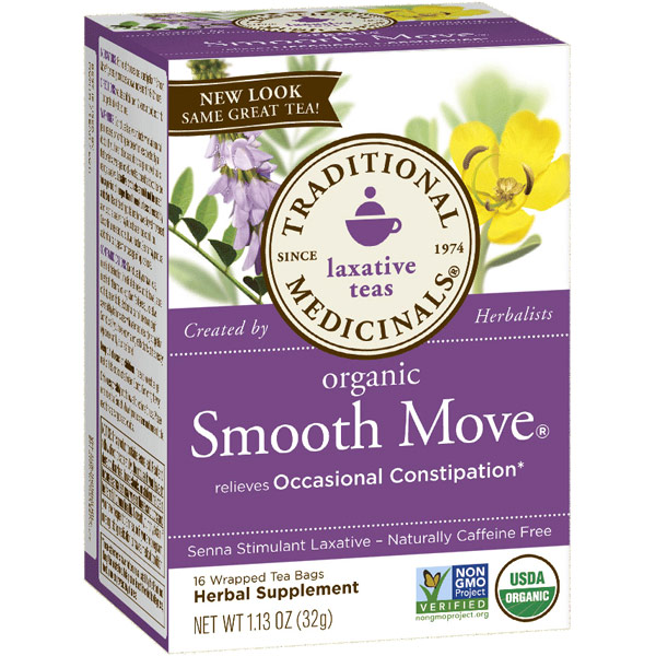 Smooth Move Tea Organic, 16 Tea Bags, Traditional Medicinals Teas