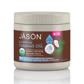 Smoothing Coconut Oil USDA Certified, 15 oz, Jason Natural