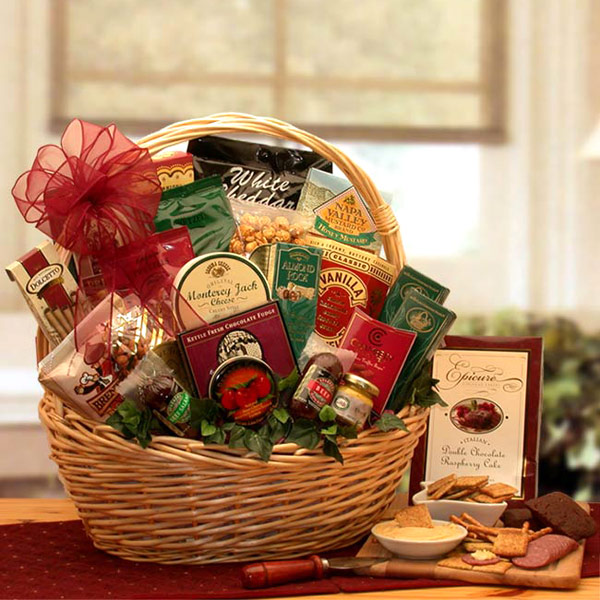 Snack Attack Gift Basket, Medium Size, Elegant Gift Baskets Online