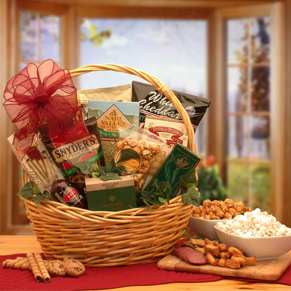 Snack Attack Gift Basket, Small Size, Elegant Gift Baskets Online