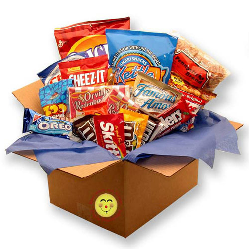 Elegant Gift Baskets Online Snackdown Deluxe Snacks Care Package, Elegant Gift Baskets Online