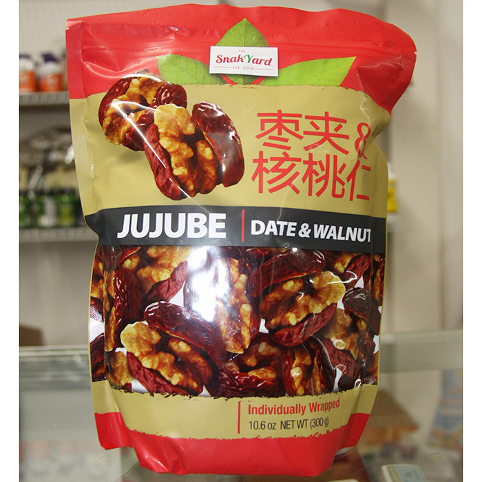 Snak Yard Jujube Date & Walnut, 10.6 oz (300 g)