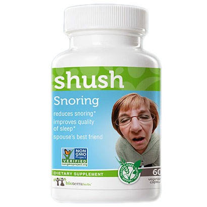 Snoring Shush, Herbal Formula, 60 Vegetarian Capsules, BioTerra Herbs