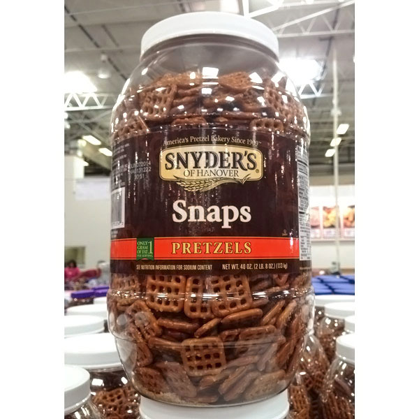 Snyders of Hanover Pretzel Snaps, Original Flavor, Bite-Sized, 40 oz