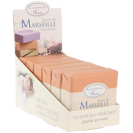 Le Comptoir Du Bain Traditional Marseille Soap Bar, Natural, Extra Rich, 3.52 oz, Le Comptoir Du Bain