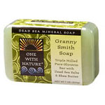 One with Nature Bar Soap - Granny Smith, 7 oz, One with Nature Dead Sea Mineral Soap