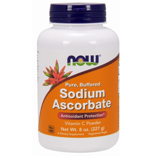 Sodium Ascorbate Powder Vegetarian, 8 oz, NOW Foods