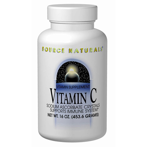 Sodium Ascorbate Buffered Vitamin C Crystals 16 oz from Source Naturals