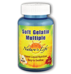 Soft Gelatin Multiple, Multi-Vitamin & Mineral, 60 Softgels, Natures Life