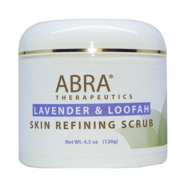 Skin Refining Scrub, Lavender & Loofah, 4.5 oz, Abra Therapeutics