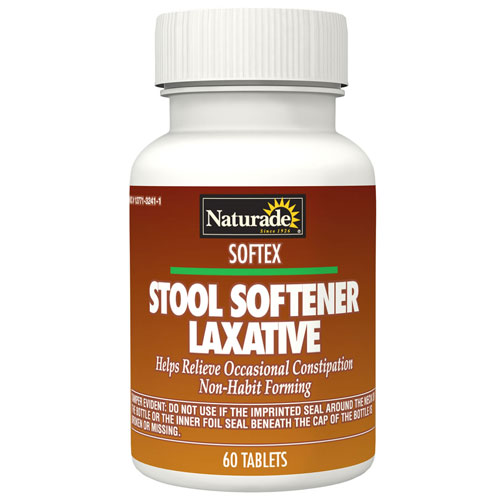 Softex Stool Softener Laxative, 60 Tablets, Naturade