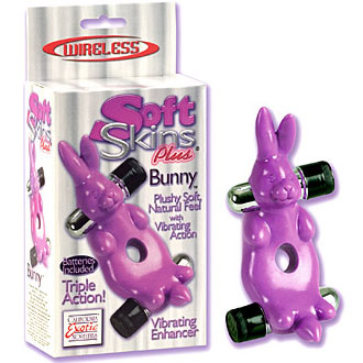 SoftSkins Plus Bunny Triple-Action Enhancer, California Exotic Novelties