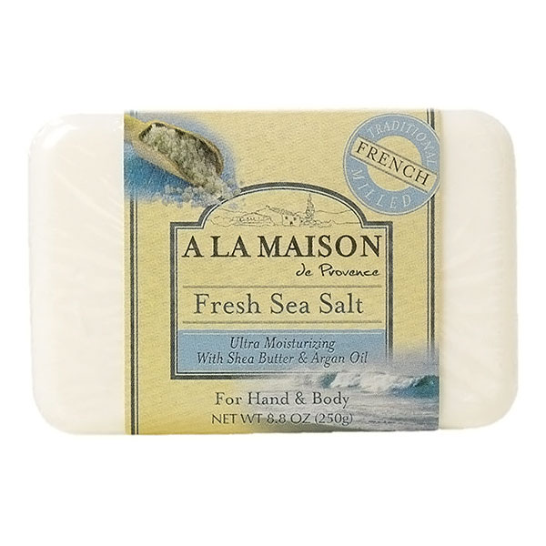 Solid Bar Soap, Fresh Sea Salt, 8.8 oz, A La Maison