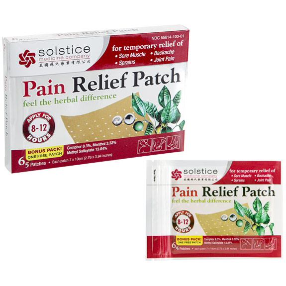 Solstices Pain Relief Patch, 6 Patches