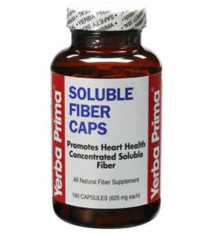 Soluble Fiber Formula 180 capsules from Yerba Prima