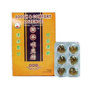 Sooth & Comfort Lozenge, 6 Lozenges x 24 Packets/Box, 1 Box, Naturally TCM