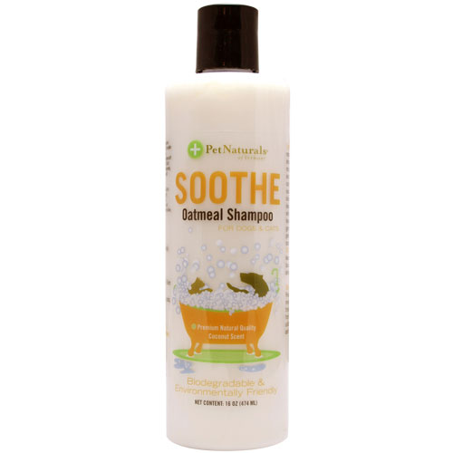 Soothe Oatmeal Shampoo for Dogs & Cats, 16 oz, Pet Naturals of Vermont