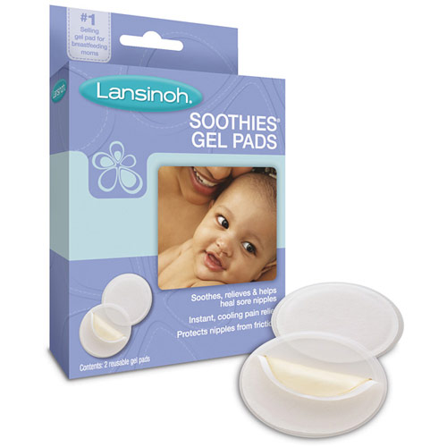 Soothies Gel Pads, Sore Nipples Relief, 2 Pads, Lansinoh Laboratories, Inc.