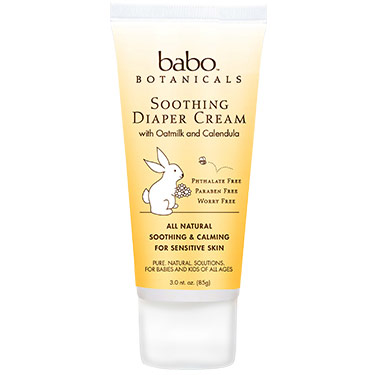 Soothing Diaper Cream, Oatmilk Calendula, 3 oz, Babo Botanicals